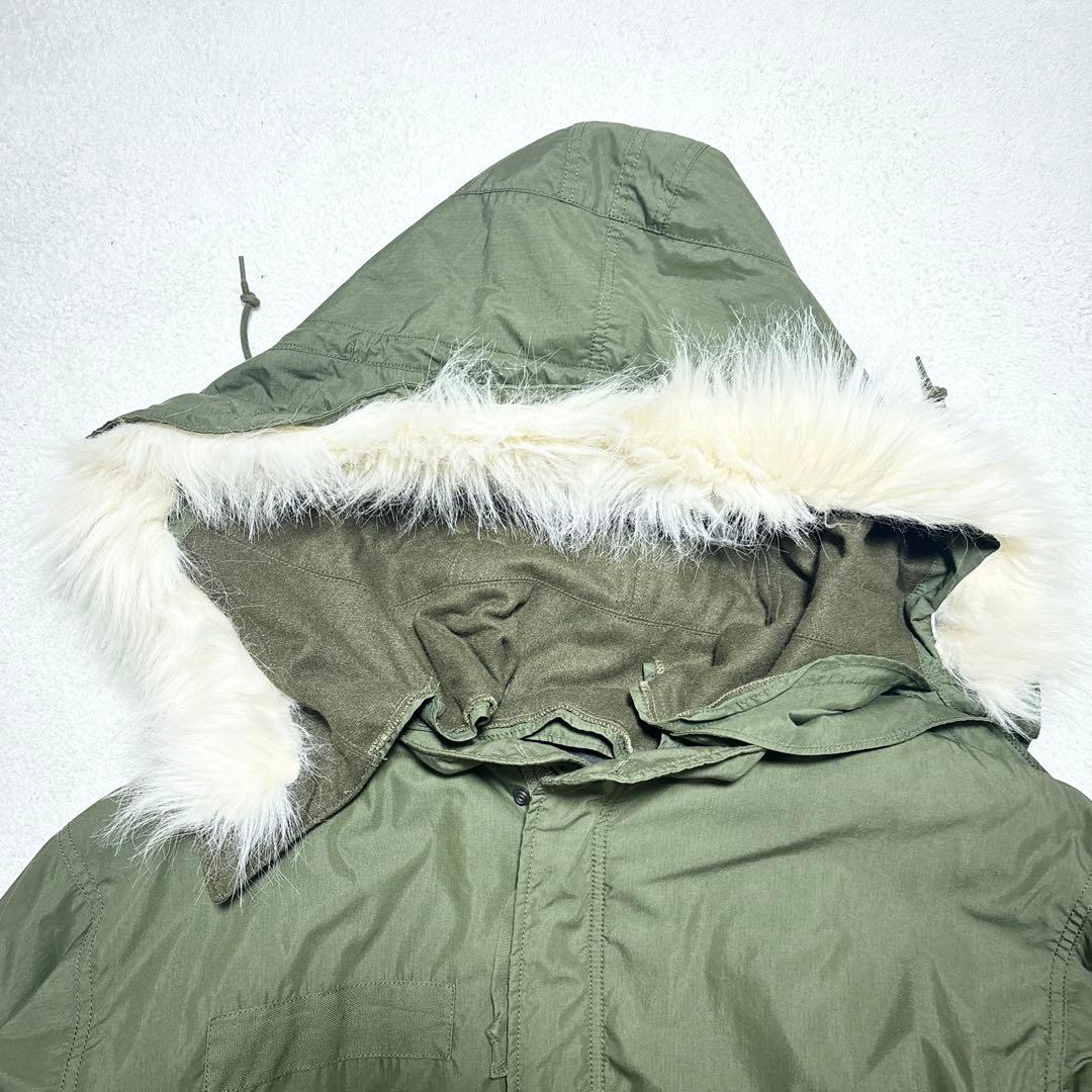 BEAMS ビームス M-65 モッズコート L フード ファー付き 中綿