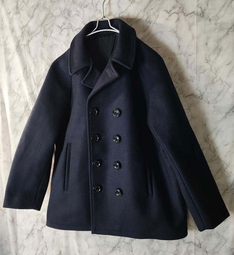 【nisica】WOOLメルトン Pコート ユニセックスMサイズ