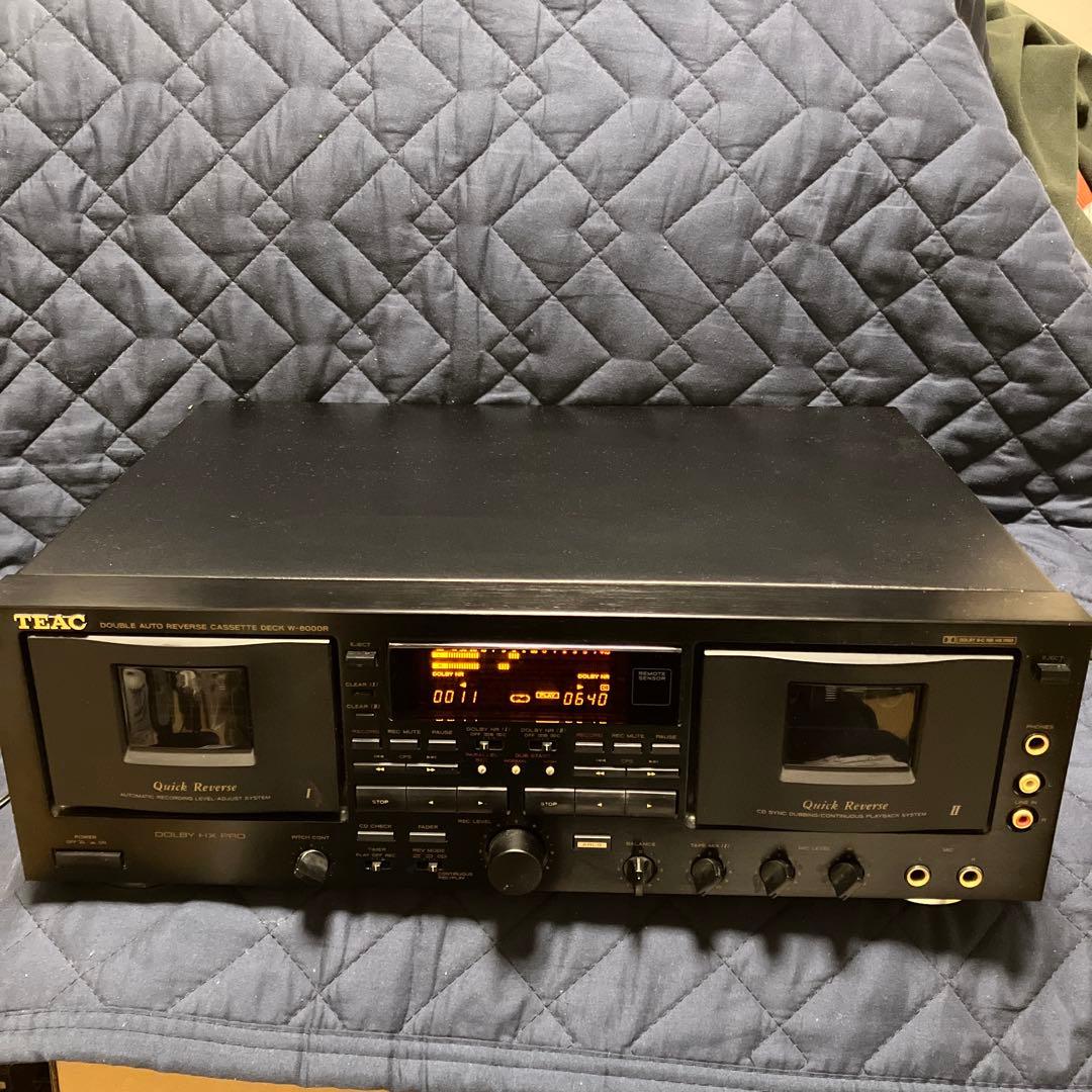 【新年価格】《完動品》TEAC W6000R ダブルオートリバースカセットデッキ