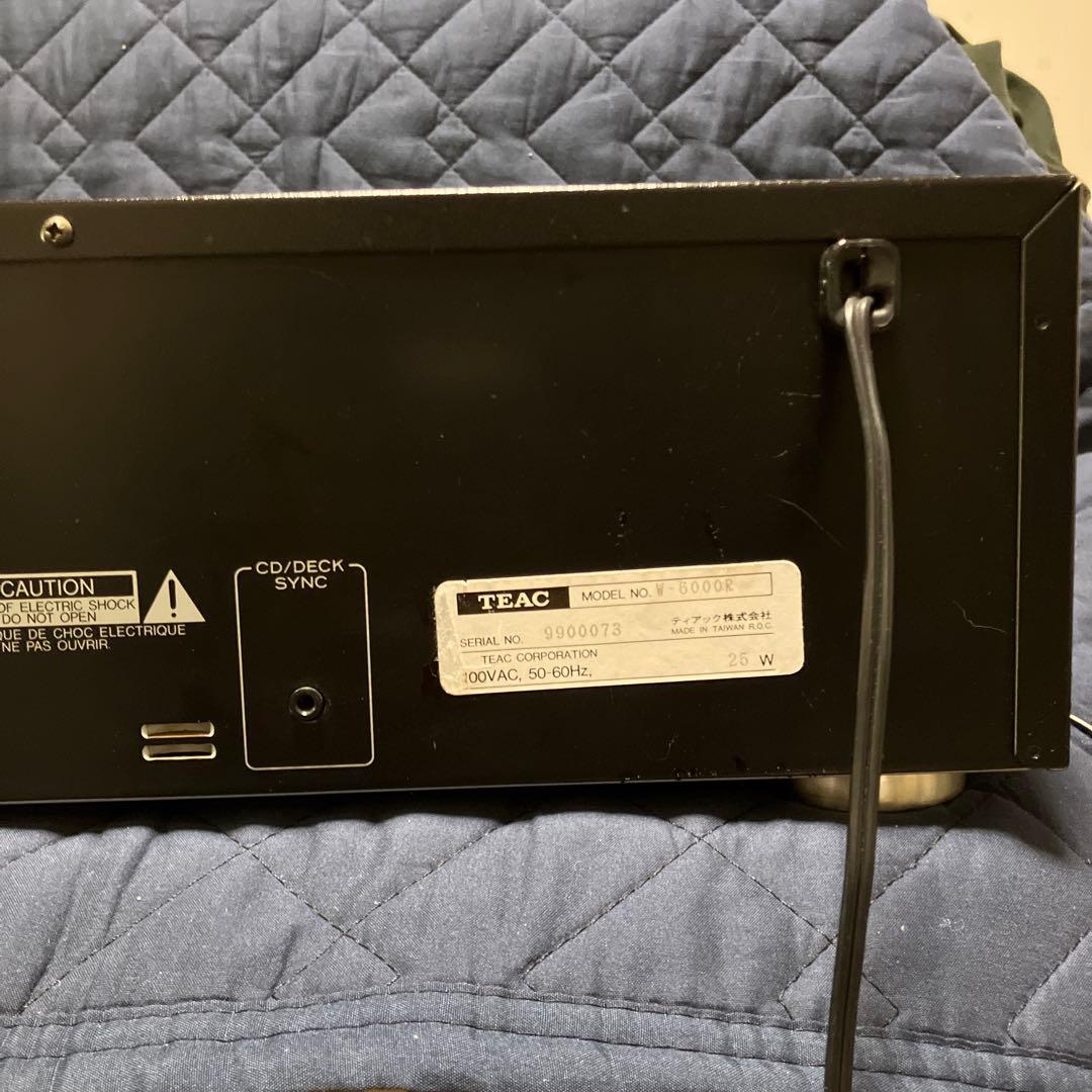 【新年価格】《完動品》TEAC W6000R ダブルオートリバースカセットデッキ