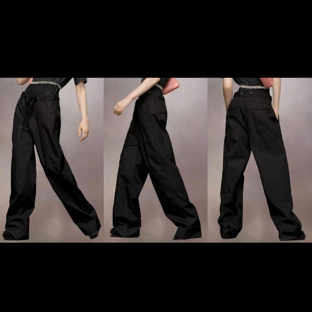 Maison Margiela 24SS ①⑩ ウエストタイ ワイドスラックス