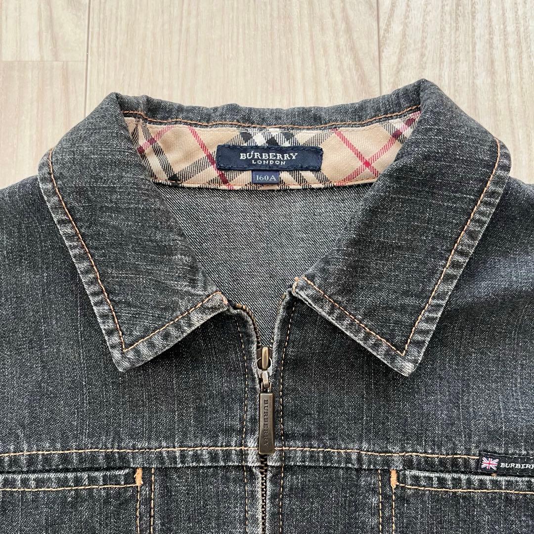 【レア】BURBERRY バーバリーロンドン デニムジャケット ノバチェック