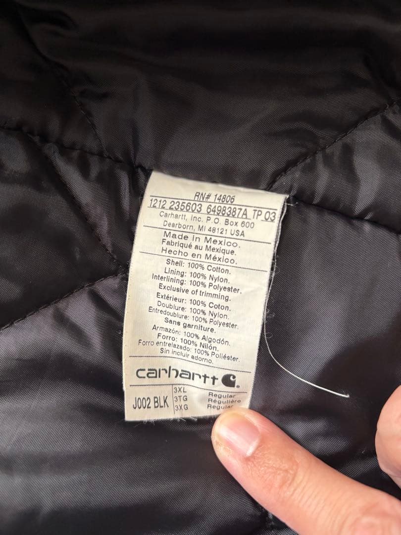 カーハート carhartt トラディショナル　美品