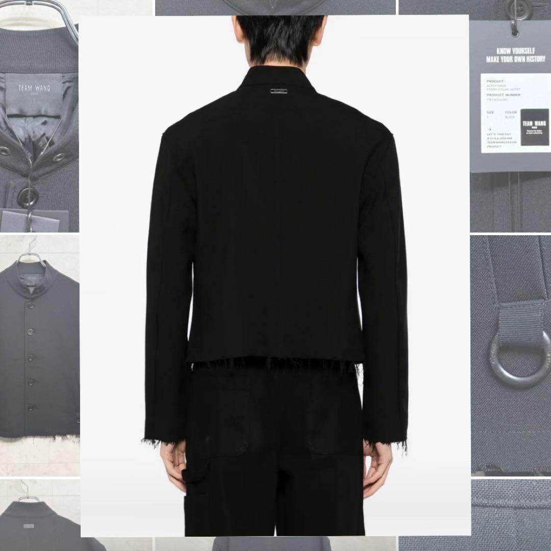 【未使用品】 TEAM WANG design スタンドカラー ジャケット