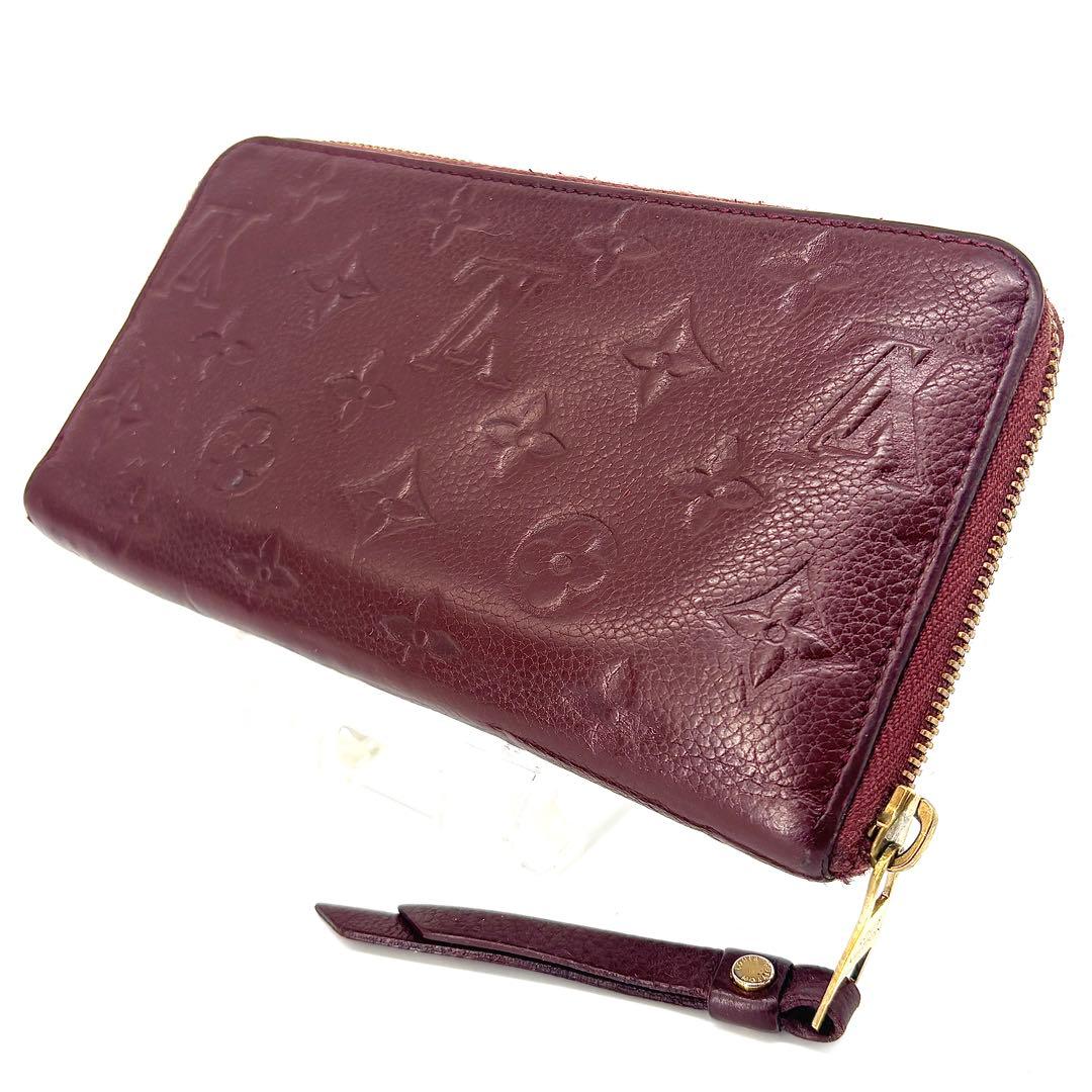 キ*)様 ルイヴィトン　ポルトフォイユ アンプラント　ラウンドファスナー　ロン