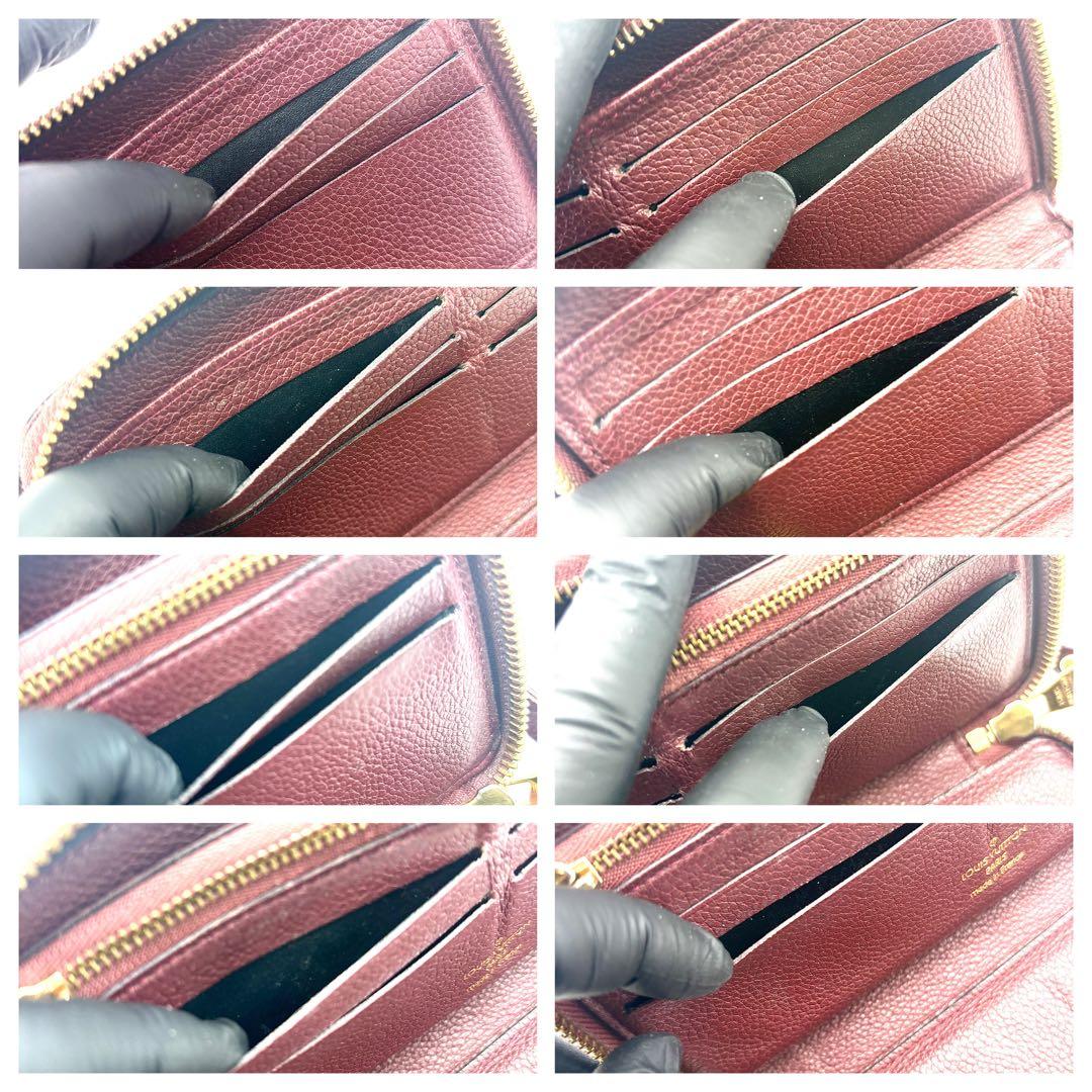 キ*)様 ルイヴィトン　ポルトフォイユ アンプラント　ラウンドファスナー　ロン