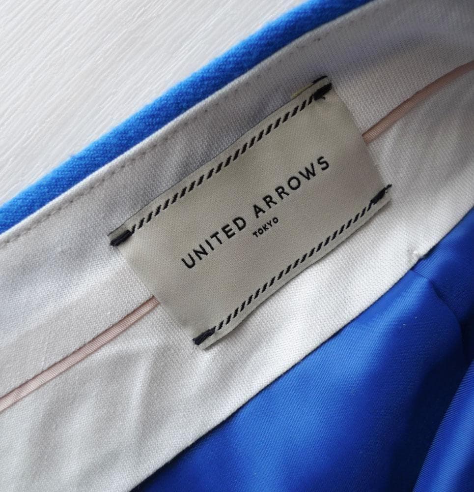 ユナイテッドアローズ TOKYO 1,8万円 ブルーのスリムパンツ Y156