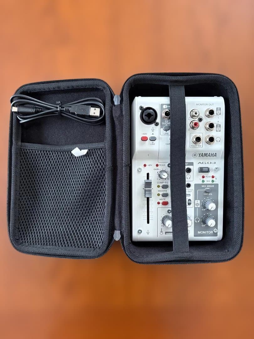 【美品】Yamaha AG03MK2 (純正箱・専用ハードケース付)