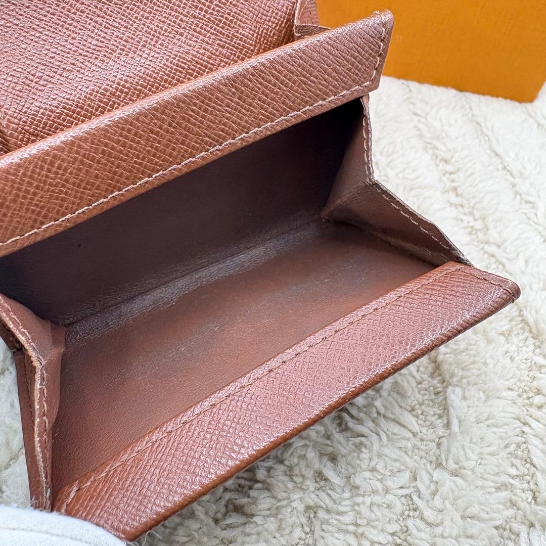 良品　ルイヴィトン　モノグラム　ポルトモネ　プラ　ケース