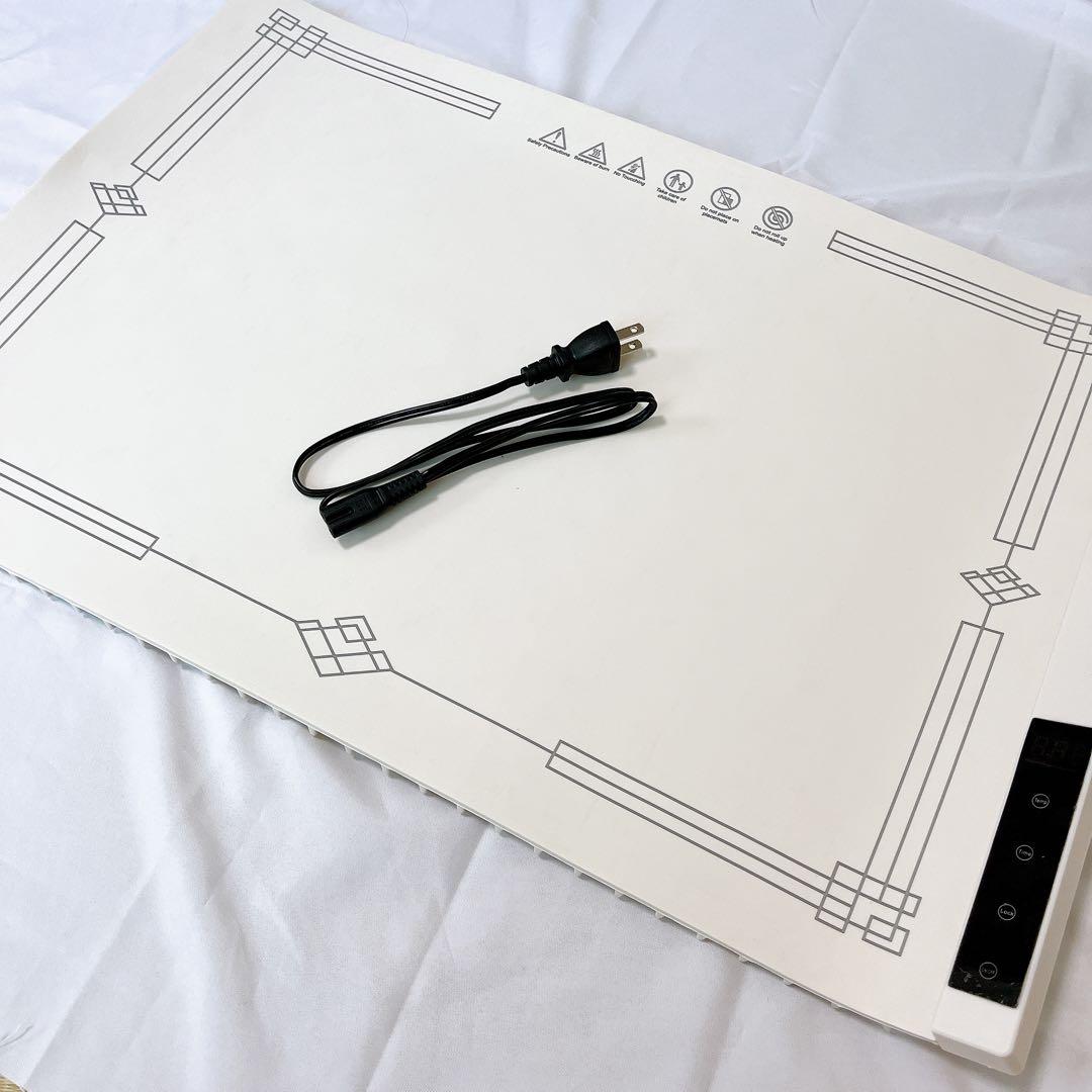 食器保温プレート 電気食品 ウォーミングトレイ 温度調節可能 全面高速加熱