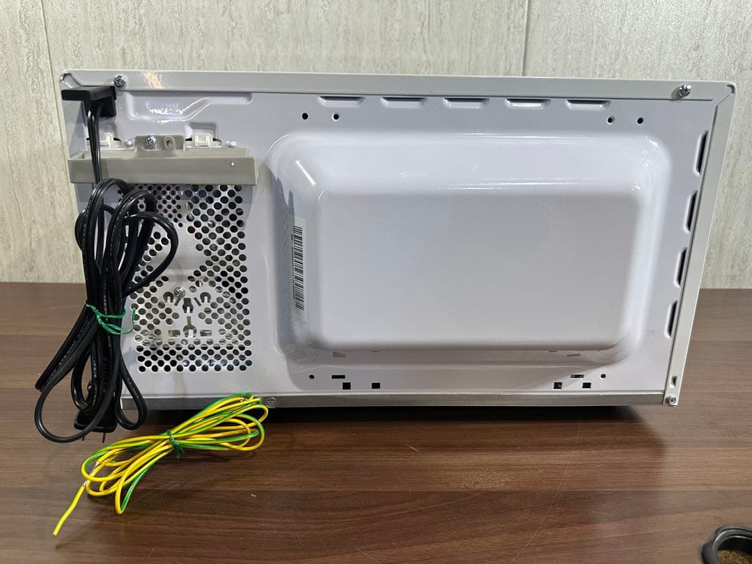 超美品 山善 電子レンジ 17L ホワイト YRM-HF171 25年製