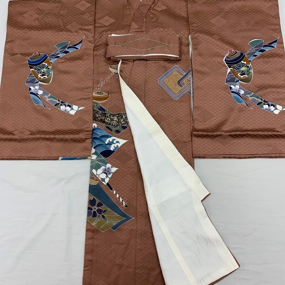 Ryu 紋込み新品手縫最高級正絹産着京友禅手描き美術、特撰仕様、祝纏駒熨斗