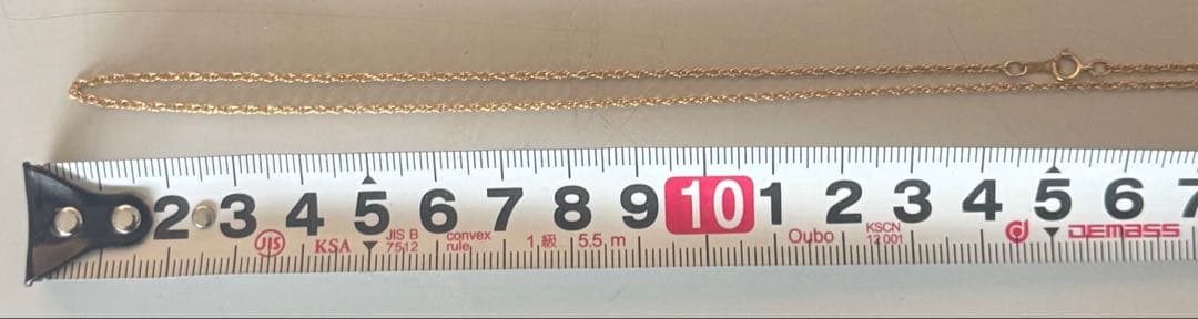 18KT ゴールド ネックレス 総重量1.8g 金製品
