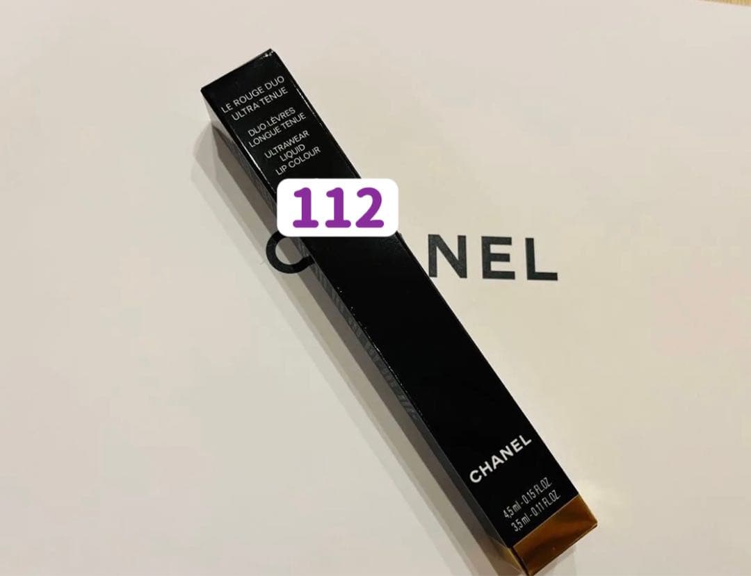 即時発送　新品未開封 シャネル ル ルージュデュオ ウルトラ トゥニュー 112