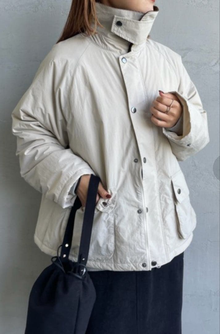 さとぬ ユニバーサルオーバーオール　別注襟コーデュロイ パディングショート