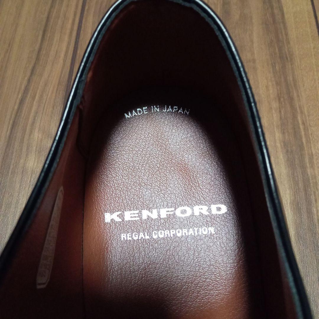 KENFORD 黒 レザー プレーンシューズ