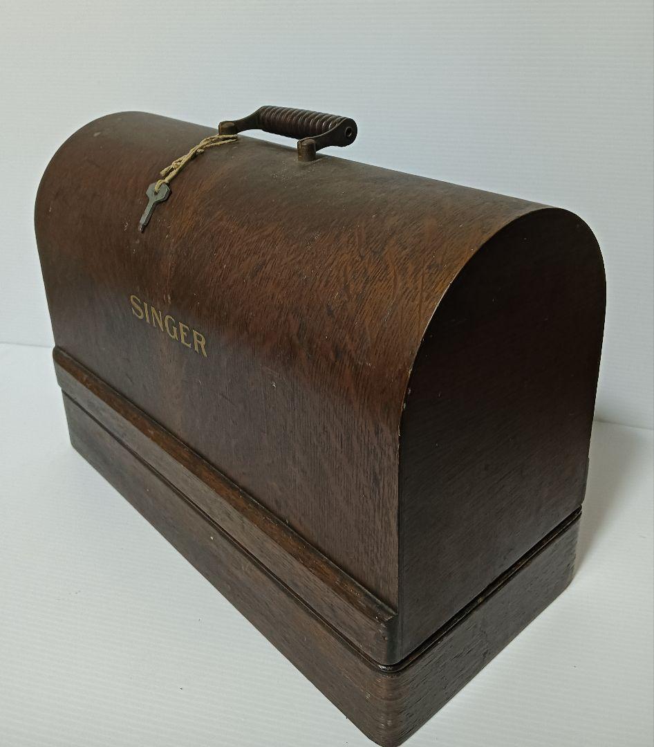 m*k様 アンティーク　SINGER 　手回しミシン　 　木製ケース付き