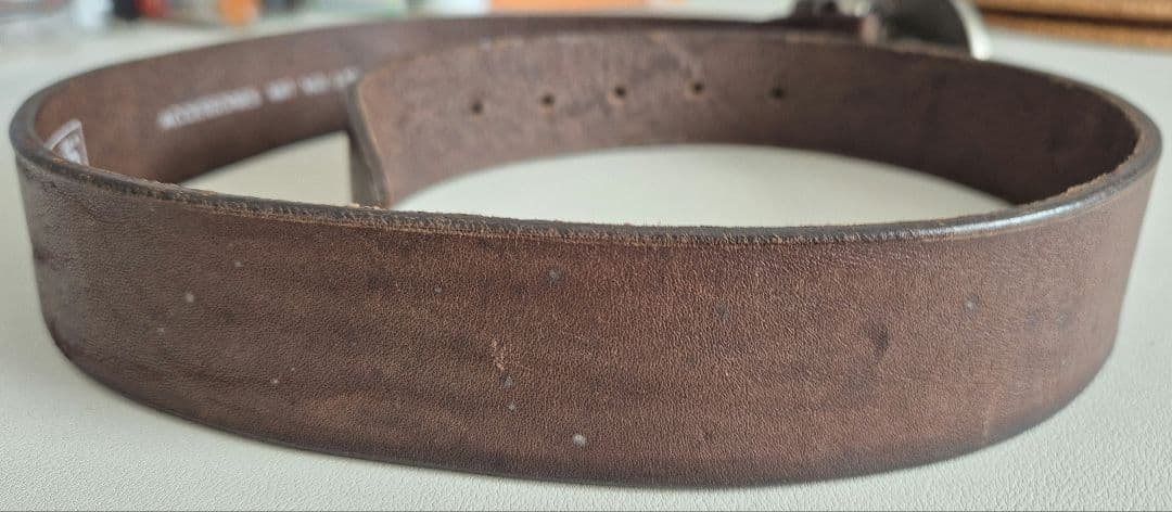 (鬼太郎　プロフ見てください！)Lee ヴィンテージ レザーベルト