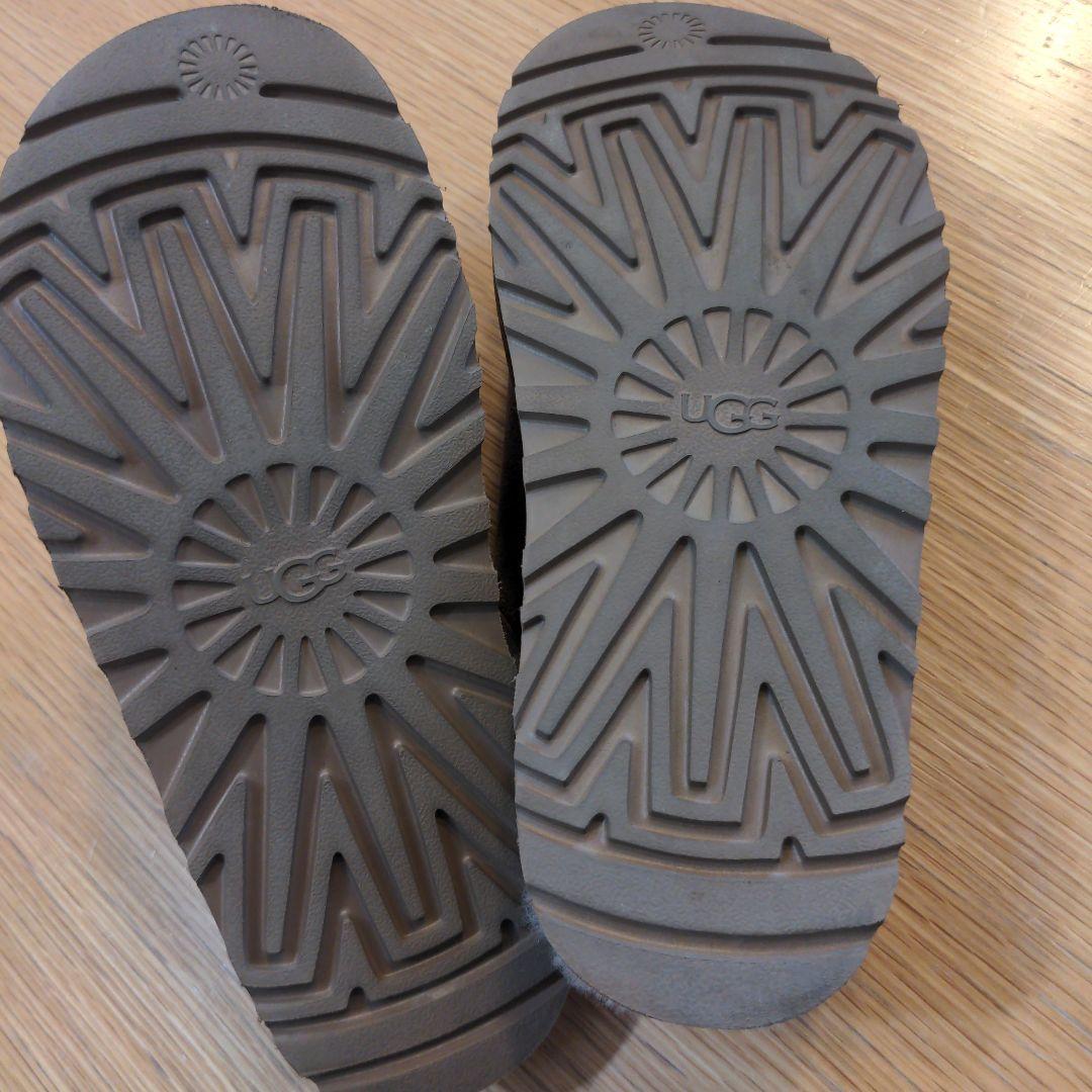 (極美品)UGG アグ ファーサンダル スリッポン もこもこ 24㎝