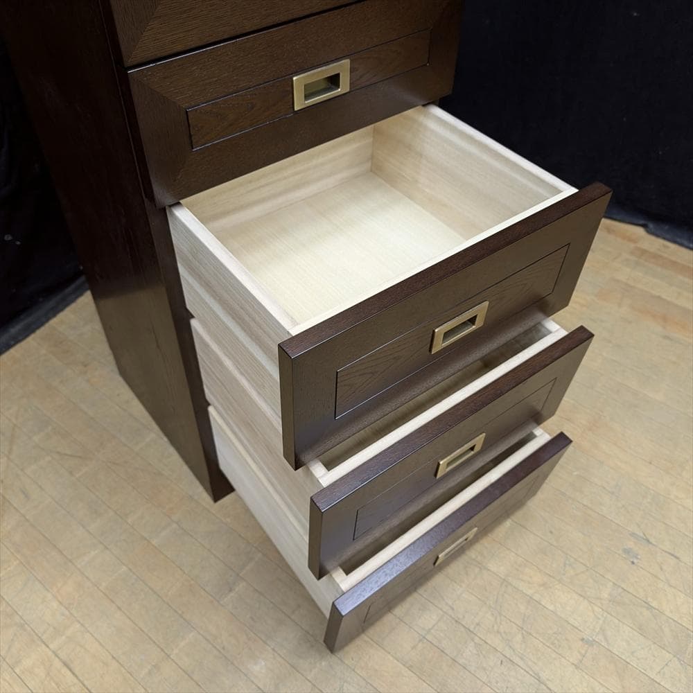 美品　府中　高橋工芸　ハイチェスト　整理箪笥　たんす　箪笥　タンス　チェスト