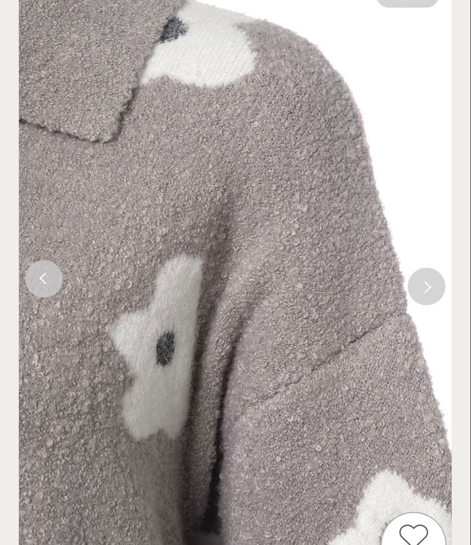 emmi エミ　ブルゾンライクカーディガン