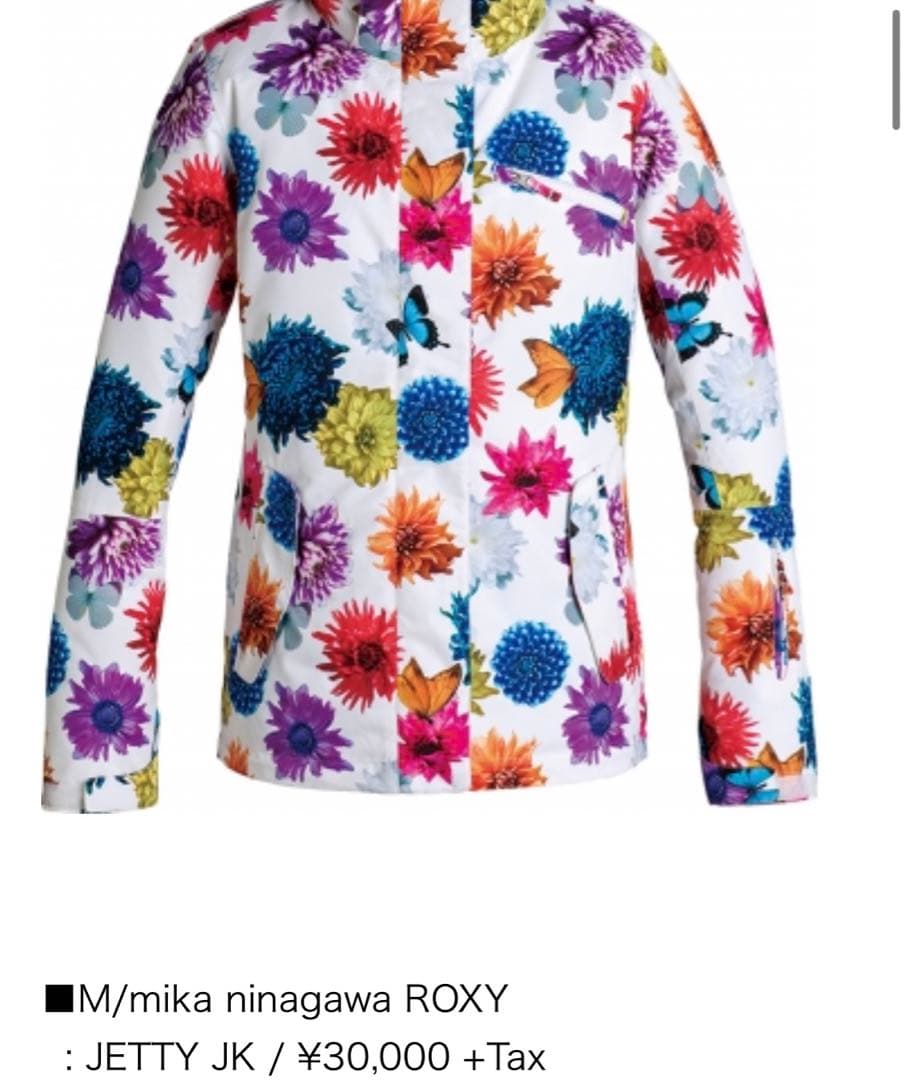 ROXY 花柄 上下セットスノーボードウェア　蜷川実花コラボ