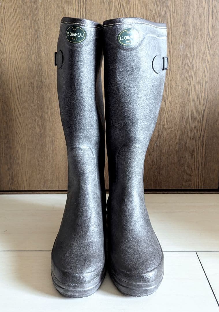 LE CHAMEAU ルシャモー オールトラックス レインブーツ ボア 37