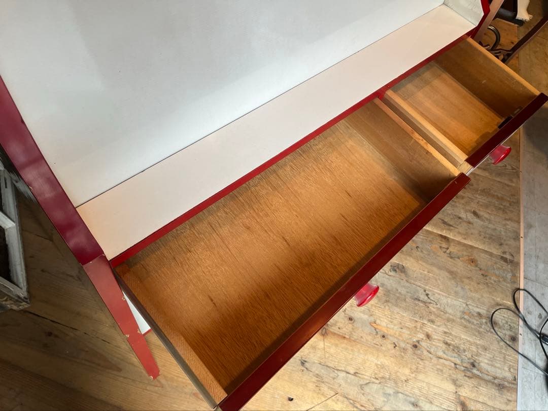 ooo＊ライティングデスク 勉強机 学習机レトロポップ 昭和レトロ 当時物