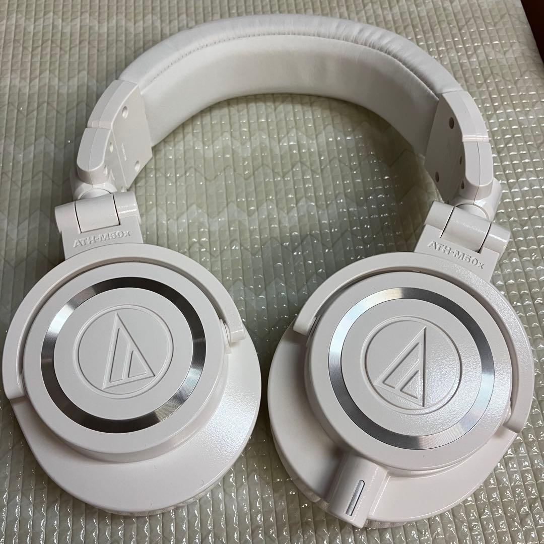 audio-technica ATH-M50x ホワイト　【535435dd】