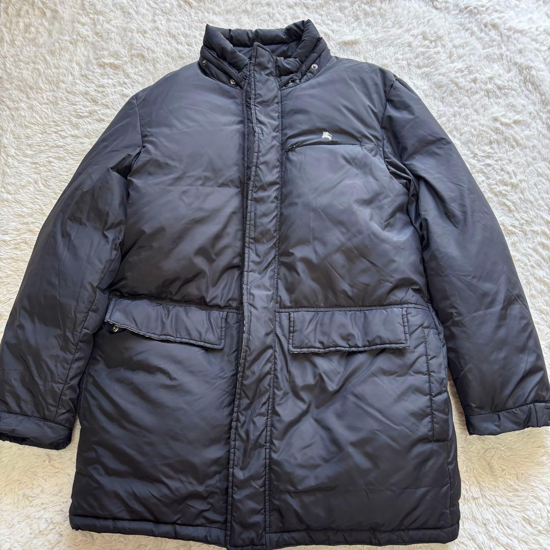 ✨バーバリーブラックレーベル ダウンジャケット　コートL 黒ホース刺繍