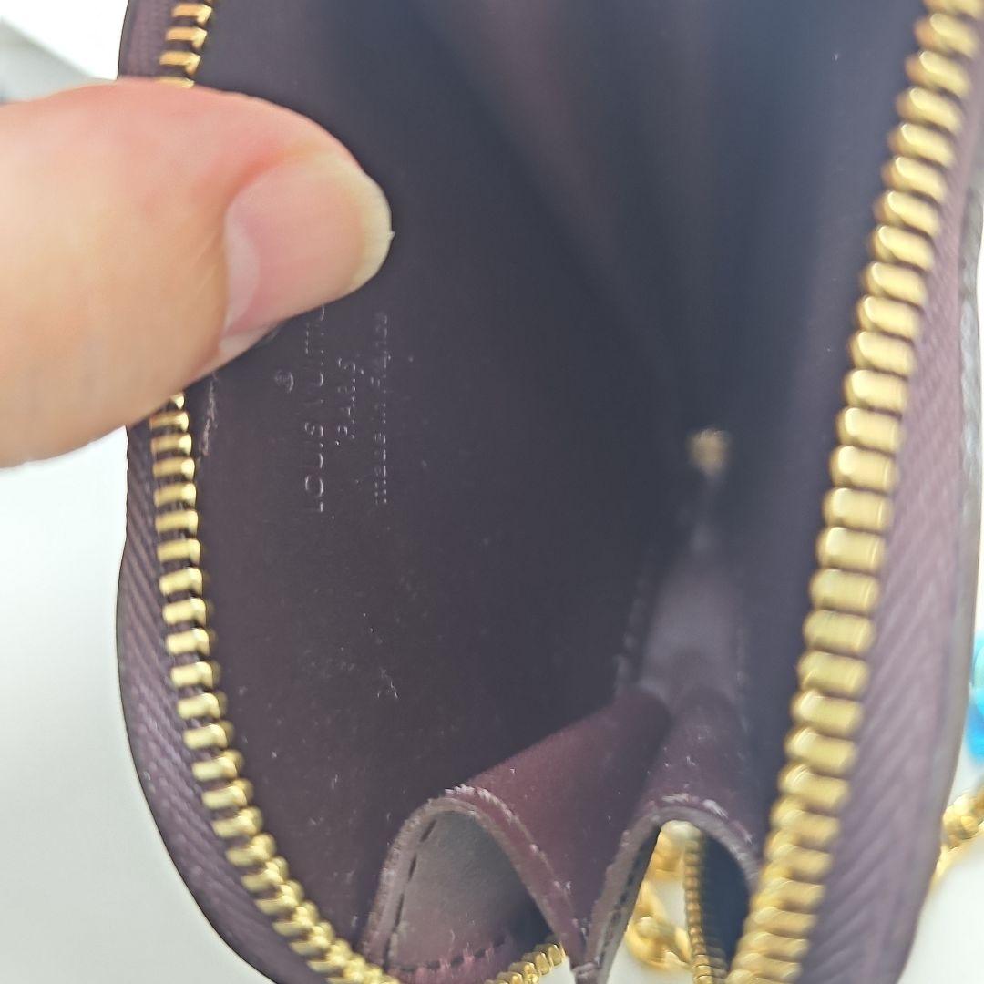 ルイヴィトン ケース ポルトモネクール ハート モノグラム　ヴェルニ