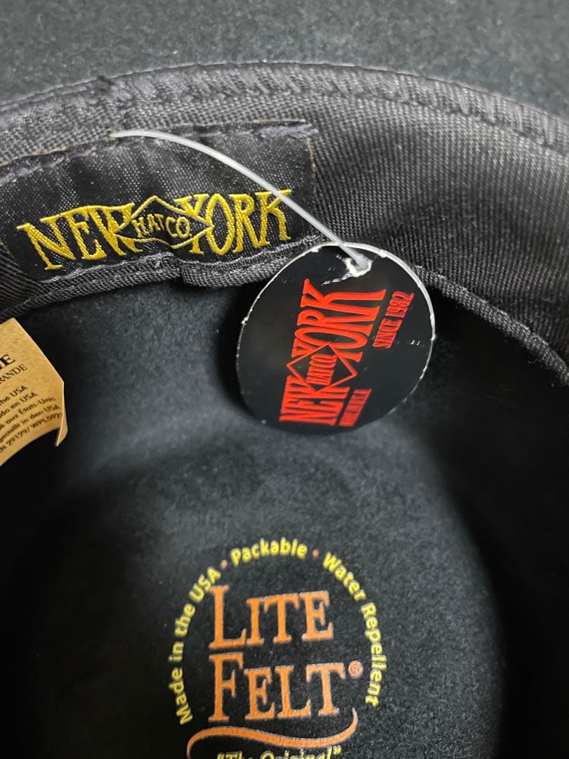 NEW YORK HATニューヨークハット XL　USA製　LITE FELT