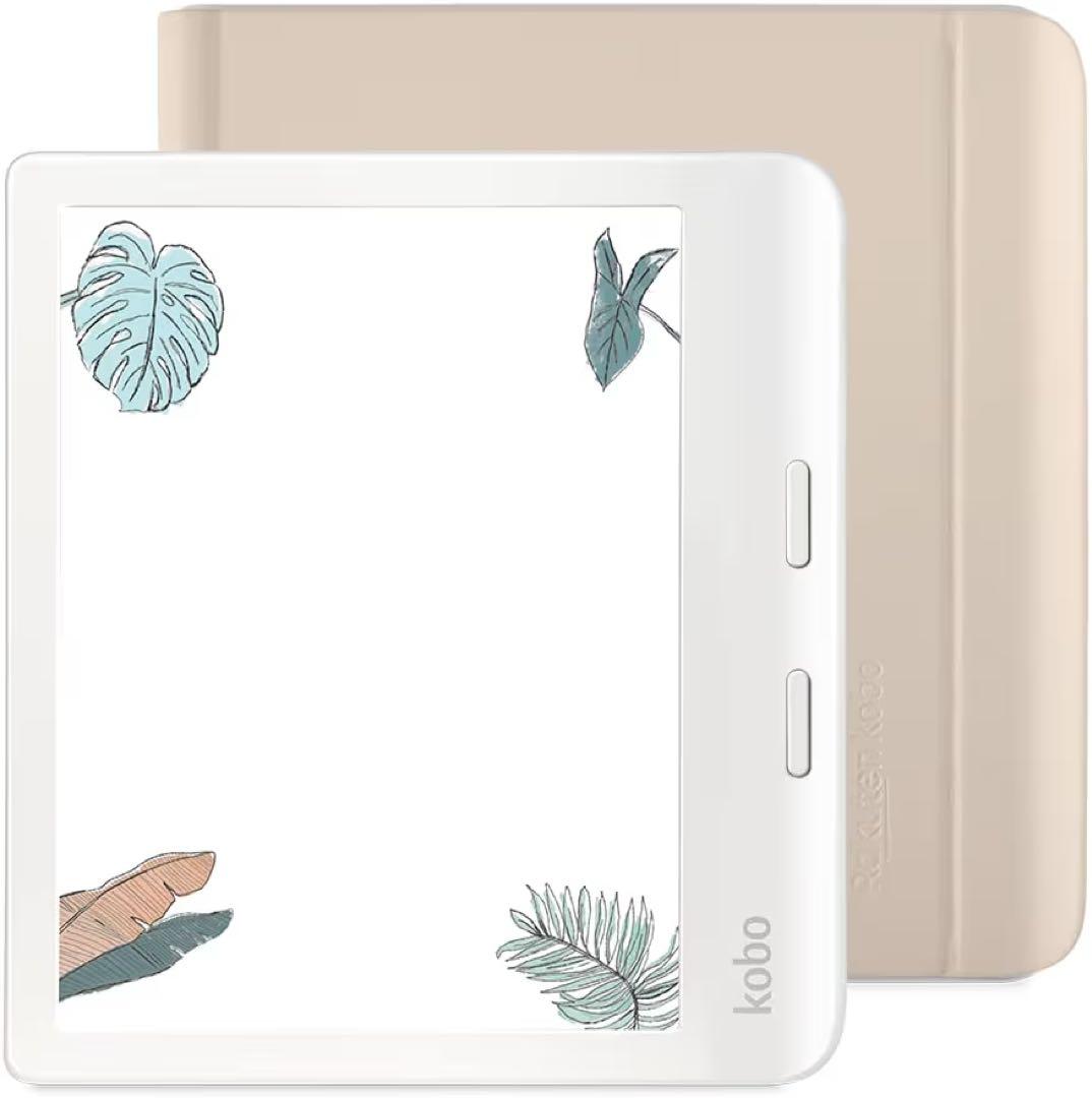 Kobo Libra Colour(ホワイト)ノートブックスリープカバーセット