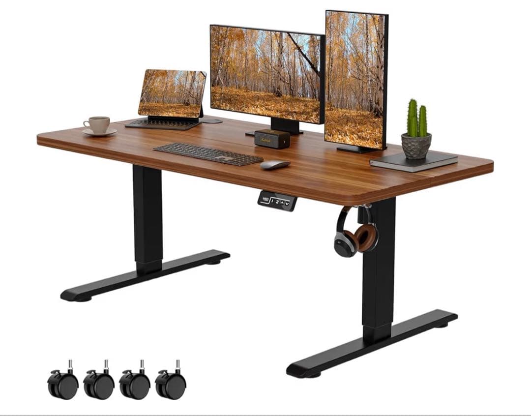 Anovara 昇降デスク 電動 昇降式 幅120cm 奥行60cm