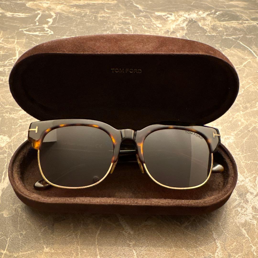 【美品】トムフォード TOM FORD サングラス TF597 べっ甲