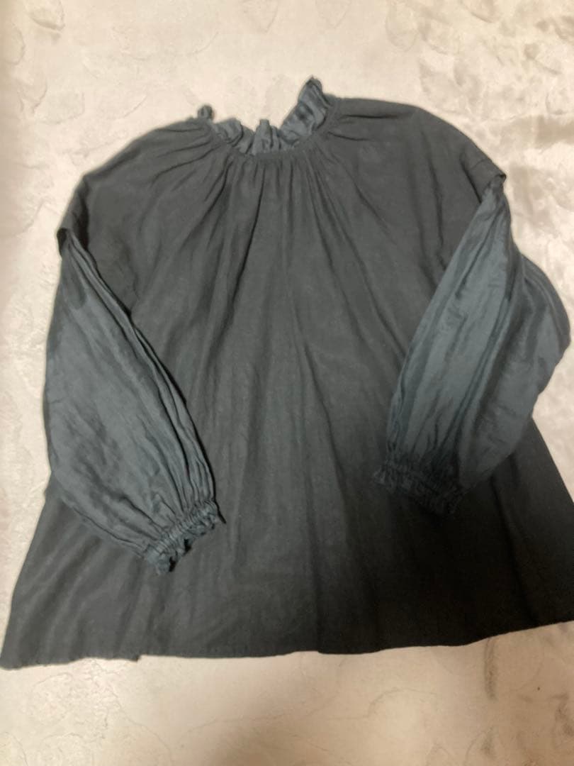 シクラメン⭐︎ネストローブ　リネンラミーフリル2wayブラウス2025