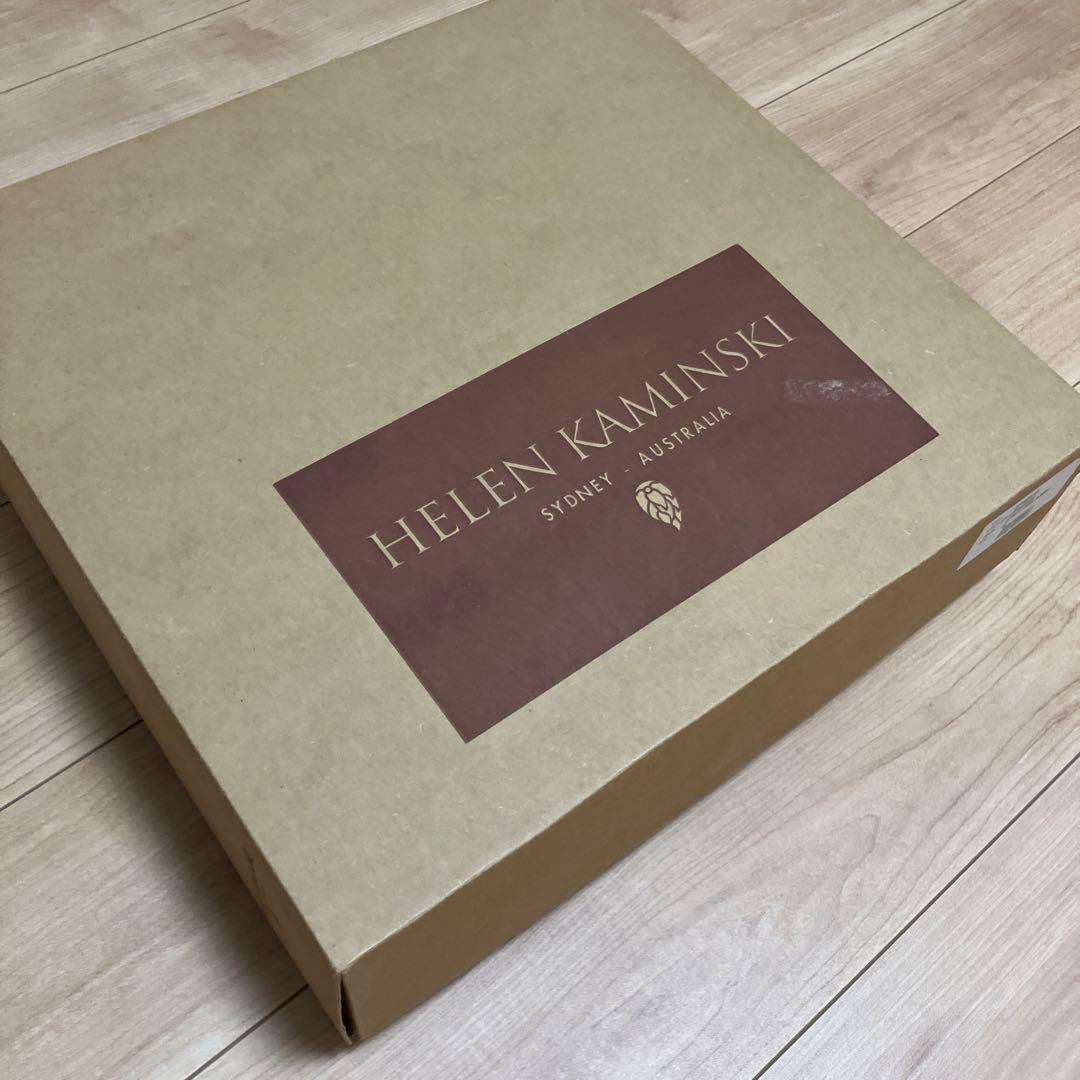 ヘレンカミンスキー　グレー ウール フェルトハット ローラブル　ブラシ付