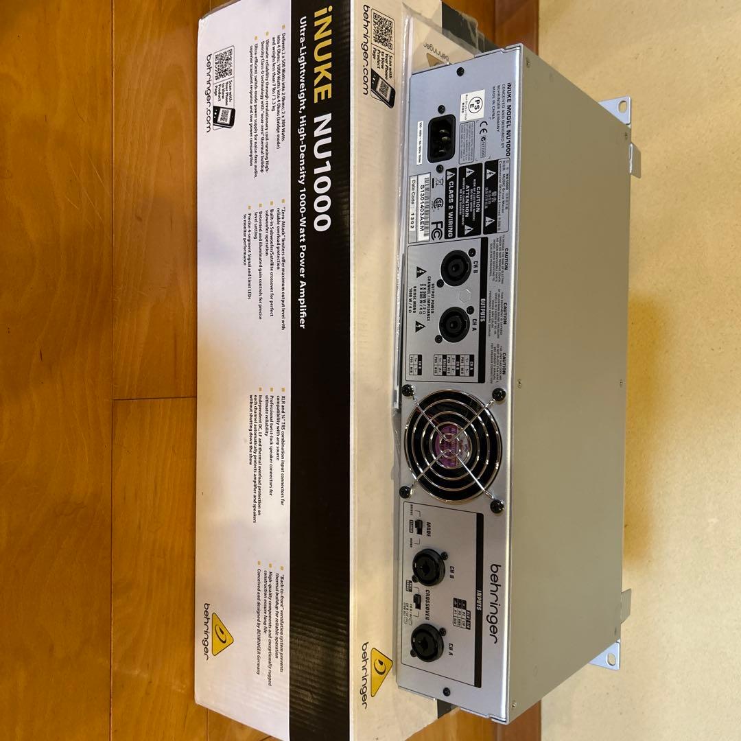 behringer iNUKE NU1000 パワーアンプ