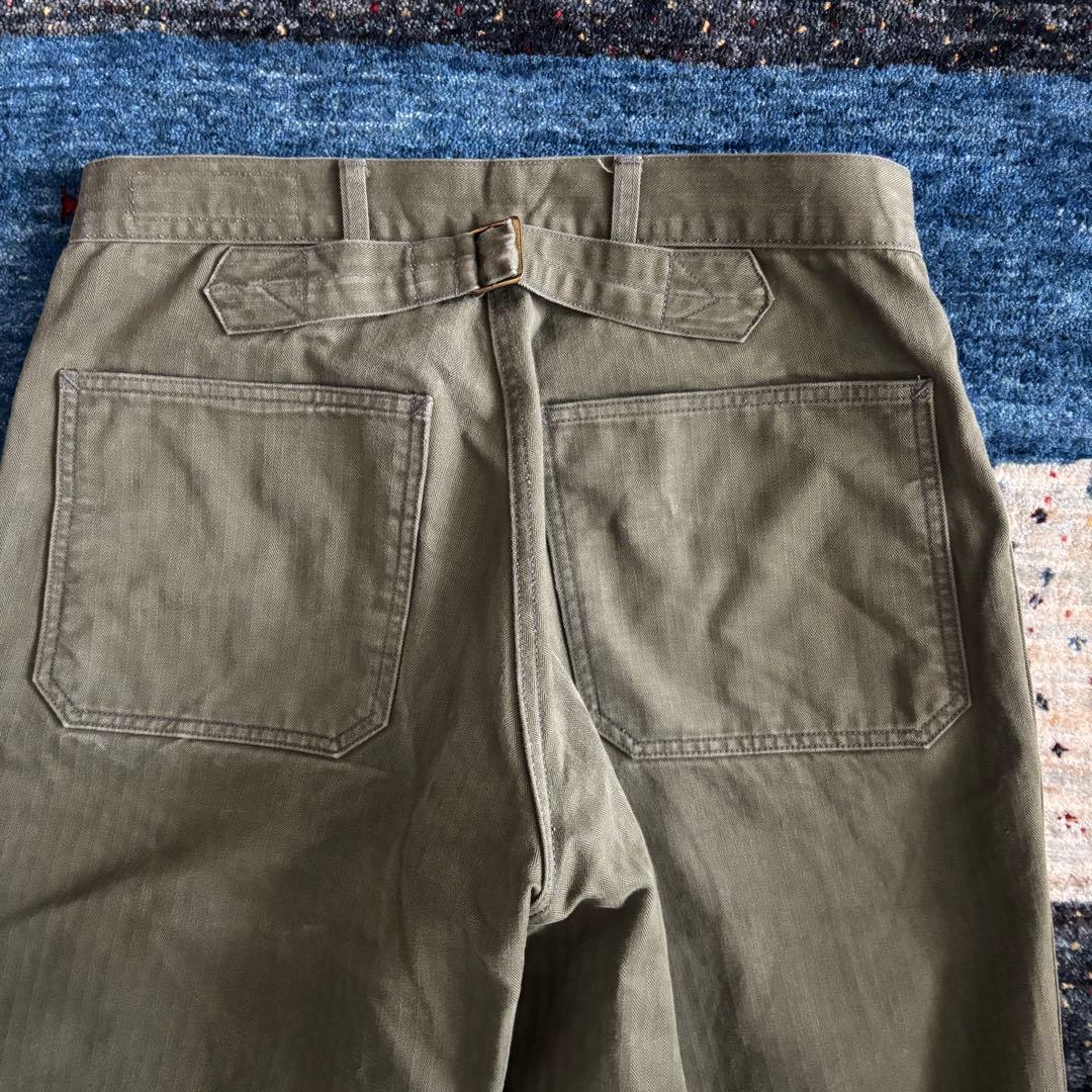 BONCOURA Work Pants ThreneVat Dye ヘリンボーン