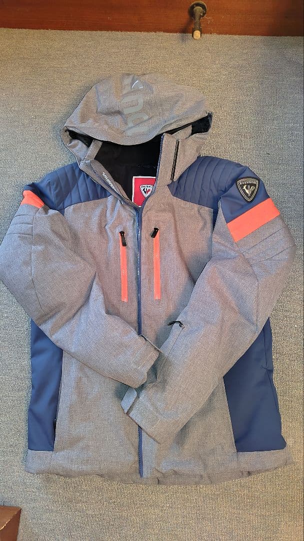 Rossignol スキーウェア メンズ グレー/ネイビー/オレンジ