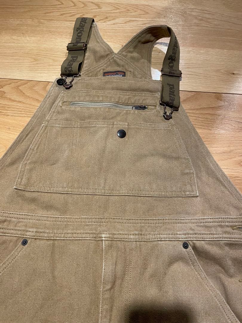 パタゴニア ヘンプ ブラウンオーバーオール・つなぎ 34 ヘンプ