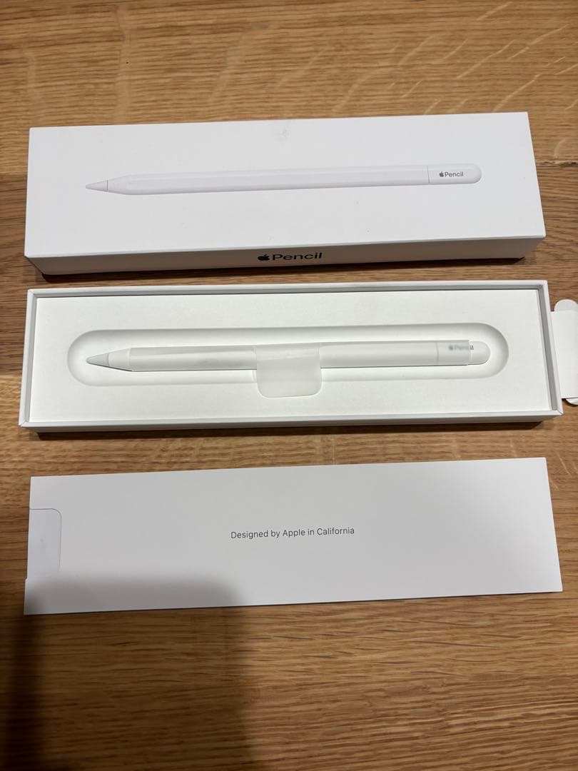 Apple Pencil 2世代　ホワイト USB-C接続　（美品）箱つき