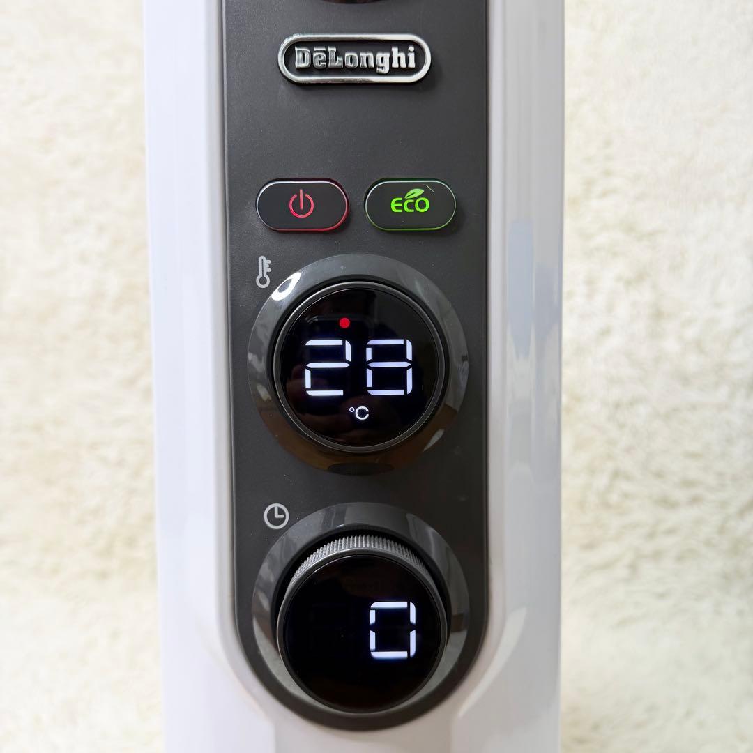 DeLonghi オイルヒーター RHJ35M0812-DG エコモード搭載