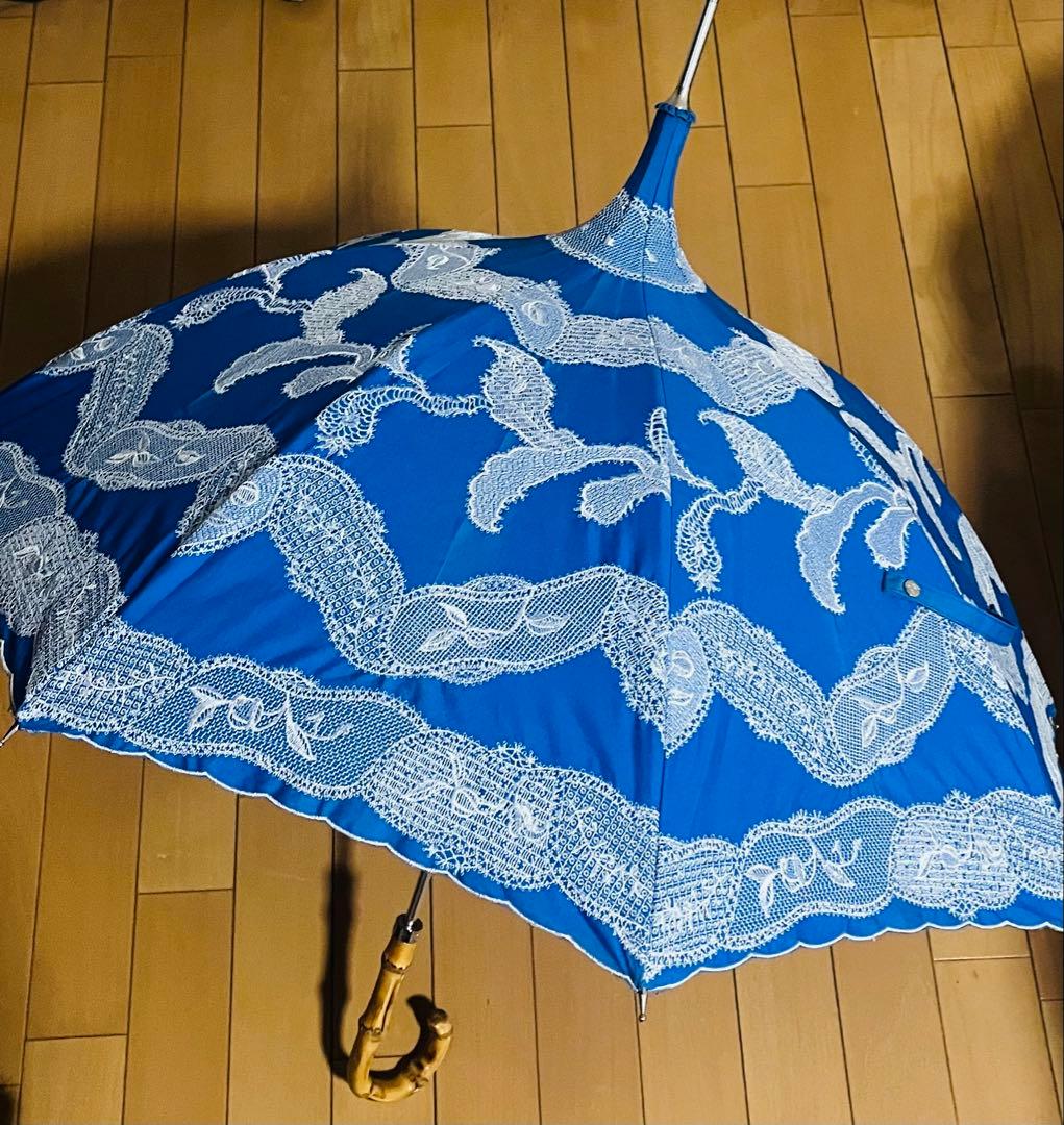 VivienneWestwood 青いレースの長傘