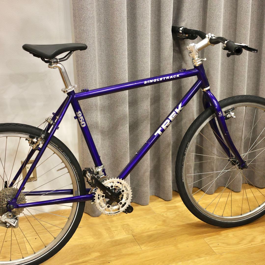 TREK SINGLETACK 950 old mtb フレーム ブルーラグ