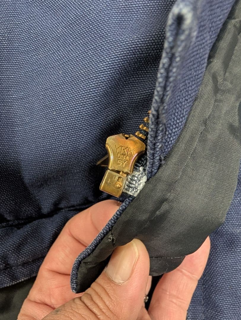 超スペシャル 90s ヴィンテージ カーハート ベスト XL ネイビーブルー