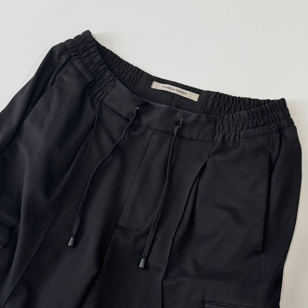 giab's ジャブスアルキヴィオ 永久クリース ジャージー カーゴパンツ 44