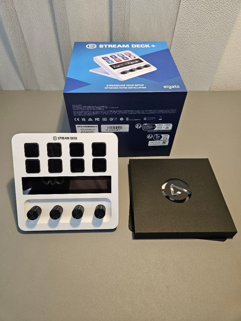 Elgato Stream Deck + ホワイト｜シルバーダイヤル付