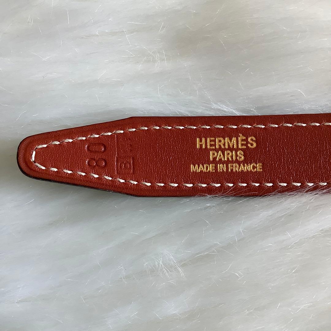 エルメス コンスタンス Hバックル ベルト 美品 レザー リバーシブル 正規品