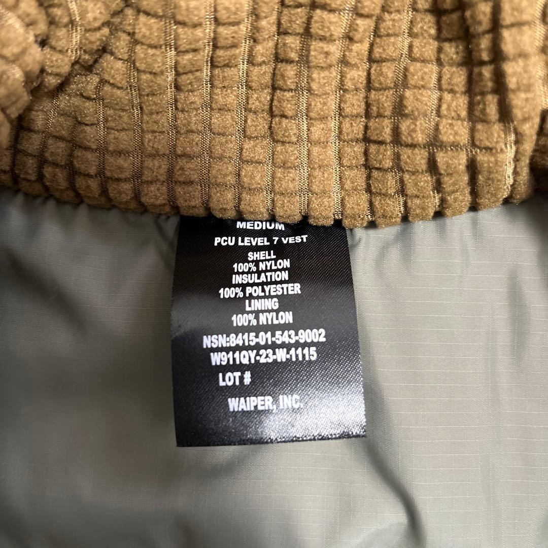 WAIPER.inc 米軍 PCU LEVEL7A PRIMALOFT ベスト